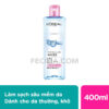 Nước Tẩy Trang L'Oreal Paris Skincare Make Up Remover Micellar Sensitive Skin Dưỡng Ẩm 400ml |NTT023