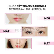 Nước Tẩy Trang L'Oreal Paris Skincare Make Up Remover Micellar Sensitive Skin Dưỡng Ẩm 400ml |NTT023