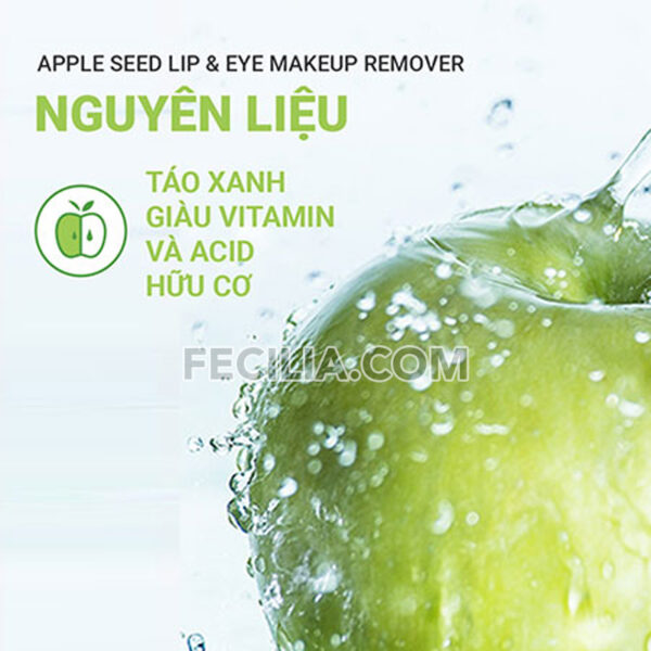 Nước Tẩy Trang Mắt và Môi innisfree Apple Seed Lip & Eye Makeup Remover 100 ml |NTT001