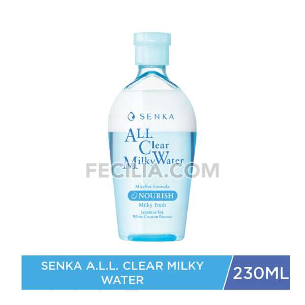 Nước Tẩy Trang Senka All Clear Milky Water Nourish 230ml |NTT008