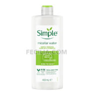 Nước Tẩy Trang Simple Micellar dịu nhẹ và cấp ẩm cho Da 400ml |NTT013
