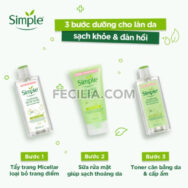 Nước Tẩy Trang và cấp ẩm Simple Micellar 200ml |NTT038