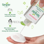Nước Tẩy Trang và cấp ẩm Simple Micellar 200ml |NTT038