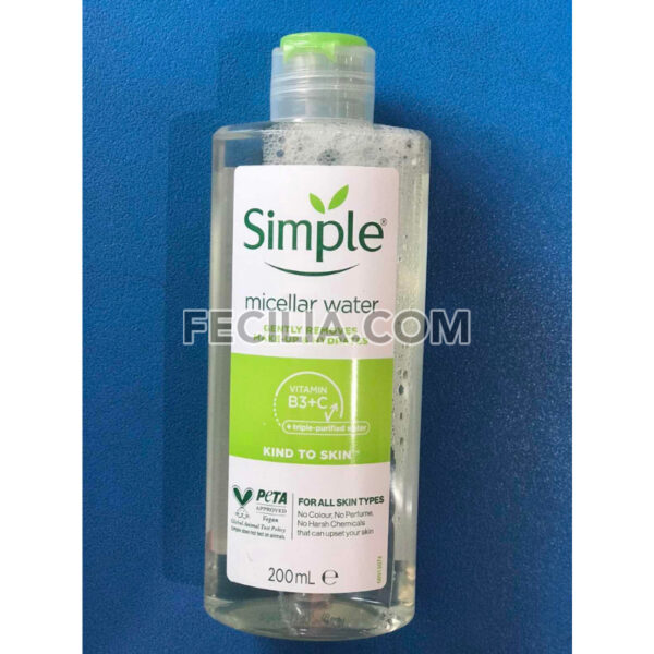 Nước Tẩy Trang và cấp ẩm Simple Micellar 200ml |NTT038