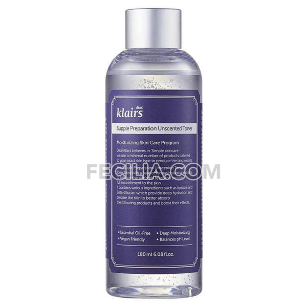 Toner Nước hoa hồng Dear Klairs supple preparation unscented Toner 180ml |TONER002
