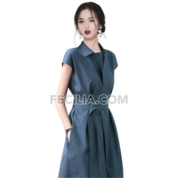 Váy liền thân Chữ A thắt eo ôm dáng cho Nữ |FAW363
