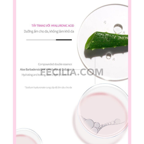 Bộ 2 chai Nước tẩy trang HANAJIRUSHI Micellar Water không chứa dầu và cồn 380ml |NTT075