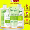 Combo Sữa Rửa Mặt + Nước Tẩy Trang + Toner Nước Hoa Hồng + Kem Dưỡng Ẩm Simple Chính Hãng |NTT090