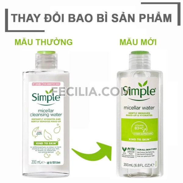 Combo Sữa Rửa Mặt + Nước Tẩy Trang + Toner Nước Hoa Hồng + Kem Dưỡng Ẩm Simple Chính Hãng |NTT090