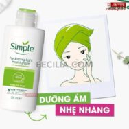 Combo Sữa Rửa Mặt + Nước Tẩy Trang + Toner Nước Hoa Hồng + Kem Dưỡng Ẩm Simple Chính Hãng |NTT090