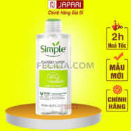 Combo Sữa Rửa Mặt + Nước Tẩy Trang + Toner Nước Hoa Hồng + Kem Dưỡng Ẩm Simple Chính Hãng |NTT090
