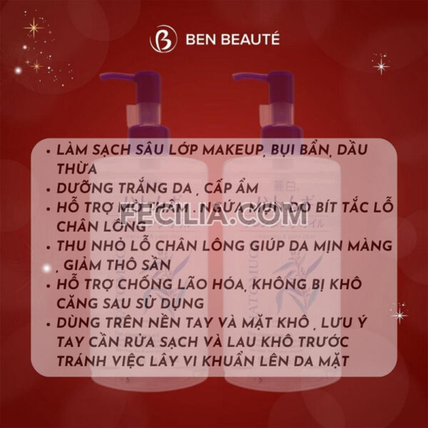 Dầu tẩy trang Hatomugi The Cleansing Oil 500ml dưỡng ẩm |NTT055