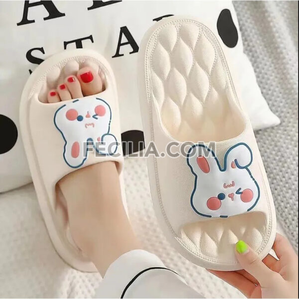 Dép Đi Trong Nhà Đế Phẳng Họa Tiết Hoạt Hình Dễ Thương Dành Cho Gia Đình | DNTN013