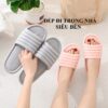 Dép đi trong nhà tắm văn phòng xốp liền siêu bền, siêu nhẹ chống trơn trượt đi mưa, nước, mùa đông | DNTN029