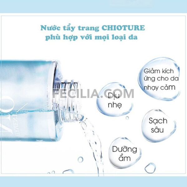 Nước Tẩy Trang 300ml CHIOTURE Authentic 100|NTT106