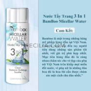 Nước tẩy trang Bamboo làm sạch da thu nhỏ lỗ chân lông 200ml |NTT051