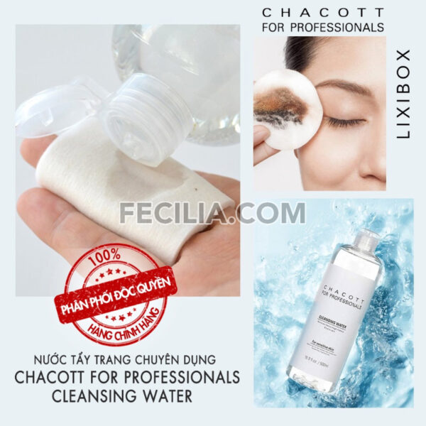 Nước Tẩy Trang Chacott Cleansing Water 500ml cho da nhạy cảm |NTT089