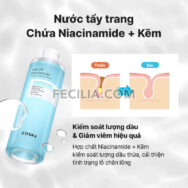 Nước tẩy trang COSRX Micellar Niacinamide 400ml sạch sâu |NTT093