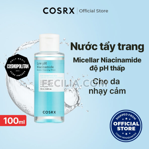 Nước tẩy trang COSRX Micellar Niacinamide 400ml sạch sâu |NTT093