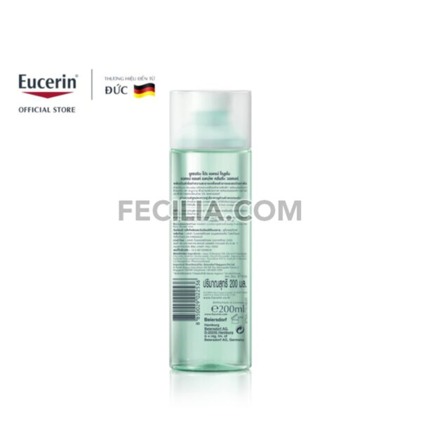 Nước Tẩy Trang Eucerin Pro Acne Cleansing Water 200ml giảm mụn |NTT084