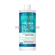 Nước Tẩy Trang EVELINE Hyaluronic B5 Clinic 500ml chiết xuất Rau Má |NTT097