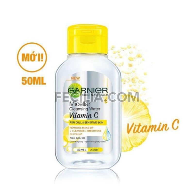 Nước Tẩy Trang Garnier Vitamin C Micellar Water 50ml |NTT073