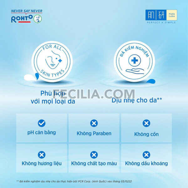 Nước Tẩy Trang Hada Labo Micellar Water Whitening 240ml dưỡng trắng |NTT062