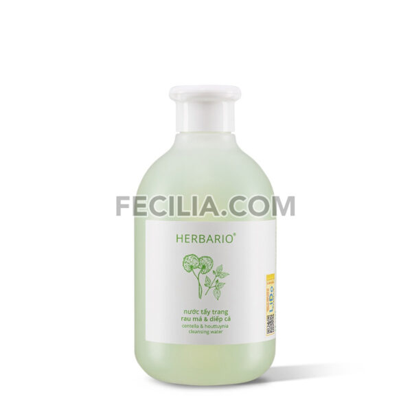 Nước Tẩy Trang Herbario 300ml tinh chất Rau má và Rau Diếp Cá |NTT087
