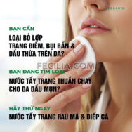 Nước Tẩy Trang Herbario 300ml tinh chất Rau má và Rau Diếp Cá |NTT087