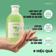 Nước Tẩy Trang Herbario 300ml tinh chất Rau má và Rau Diếp Cá |NTT087