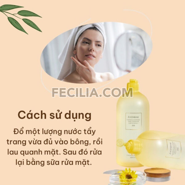 Nước tẩy trang hoa cúc LUCENBASE 500ml |NTT081