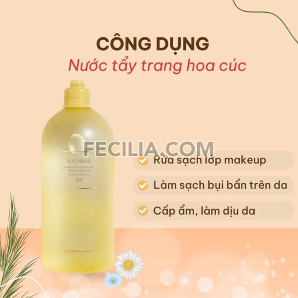 Nước tẩy trang hoa cúc LUCENBASE 500ml |NTT081