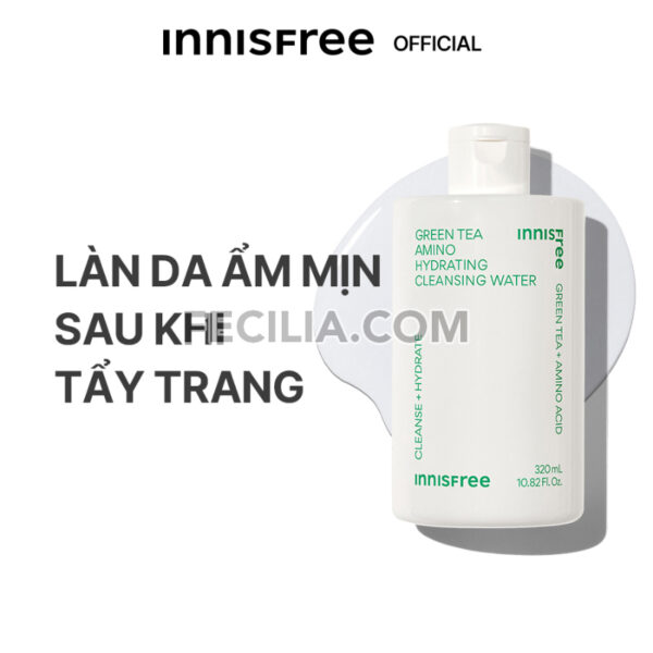 Nước Tẩy Trang Innisfree Green Tea Amino Cleansing Water 320ml |NTT065