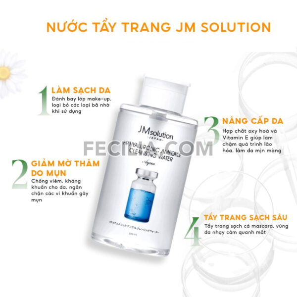 Nước Tẩy Trang Jm Solution 500ml sạch sâu dịu nhẹ |NTT082