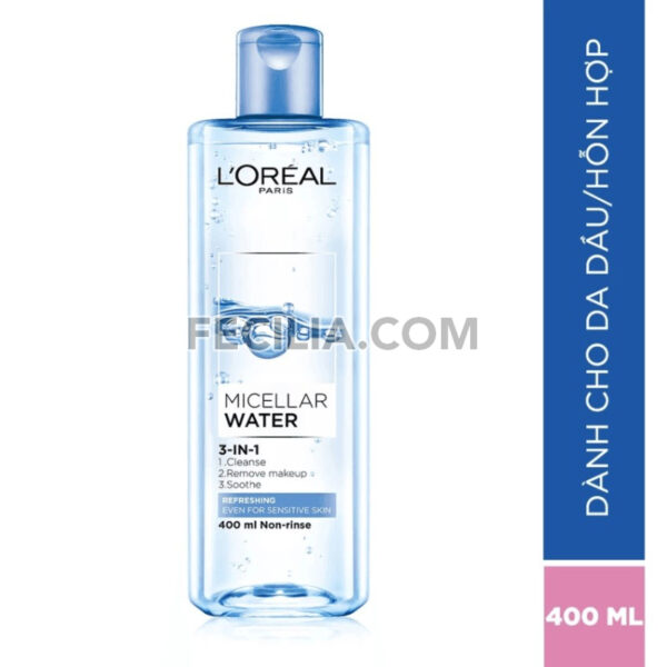 Nước tẩy trang L'Oreal Paris Micellar Water 400mlNTT102