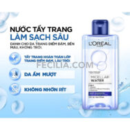 Nước tẩy trang L'Oreal Paris Micellar Water 400mlNTT102