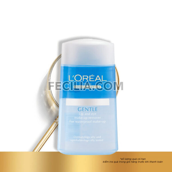 Nước tẩy trang mắt và môi L'Oreal Paris Gentle Care 125ml |NTT072
