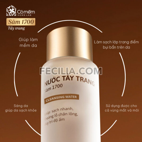 Nước Tẩy Trang ngăn ngừa lão hóa cỏ mềm 150ml |NTT099