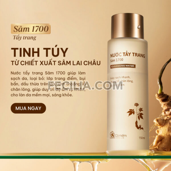 Nước Tẩy Trang ngăn ngừa lão hóa cỏ mềm 150ml |NTT099