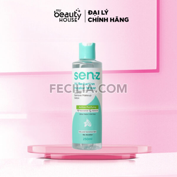 Nước tẩy trang SenZ Micellar Water 250ml làm sạch da chiết xuất tự nhiên |NTT088