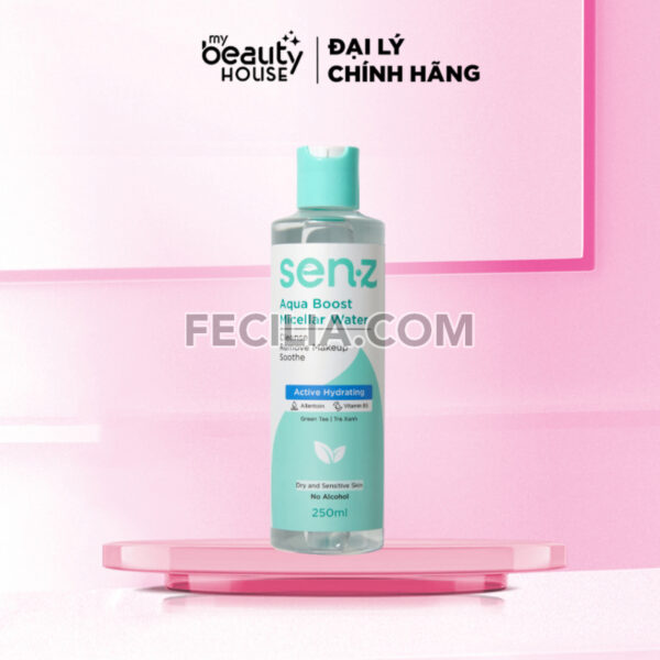 Nước tẩy trang SenZ Micellar Water 250ml làm sạch da chiết xuất tự nhiên |NTT088
