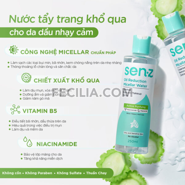 Nước Tẩy Trang SENZ Micellar Water 250ml |NTT066