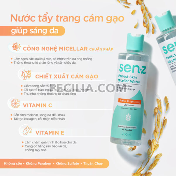 Nước Tẩy Trang SENZ Micellar Water 250ml |NTT066