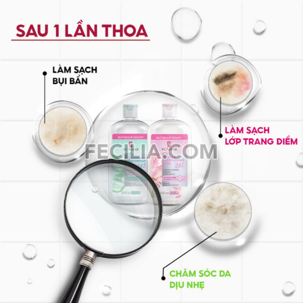 Nước Tẩy Trang YA SAMAYA Micellar Water 600ml 3 trong 1 |NTT070