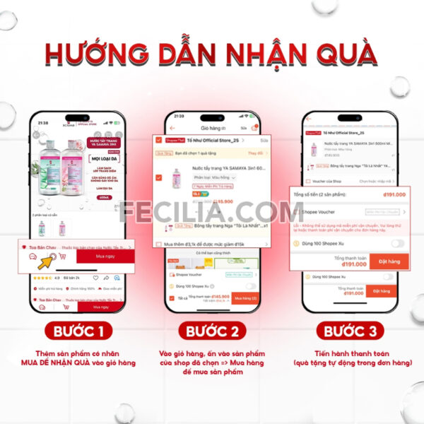Nước tẩy trang YA SAMAYA Micellar Water 600ml cho mọi loại da |NTT056