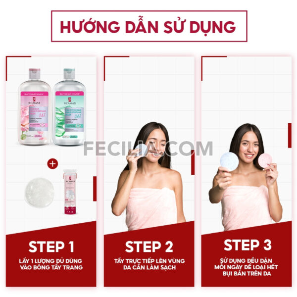 Nước tẩy trang YA SAMAYA Micellar Water 600ml cho mọi loại da |NTT056