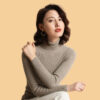 Áo Len tăm Cổ Lọ tay dài Nữ Len Gân Tăm Co Giãn Nhiều Màu sắc trẻ trung | ATNU051