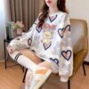 Áo Nữ Tay Dài Họa tiết dễ thương Form rộng | ATNU113