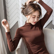 Áo thun lạnh cổ cao giữ nhiệt tay dài ôm body | ATNU100
