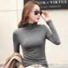 Áo Thun Nữ cổ tròn dày dặn, dài tay có nhiều màu | ATNU095